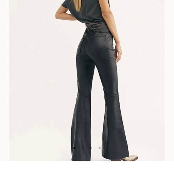 Free People Penny Pleather pants - Picture 2 of 6